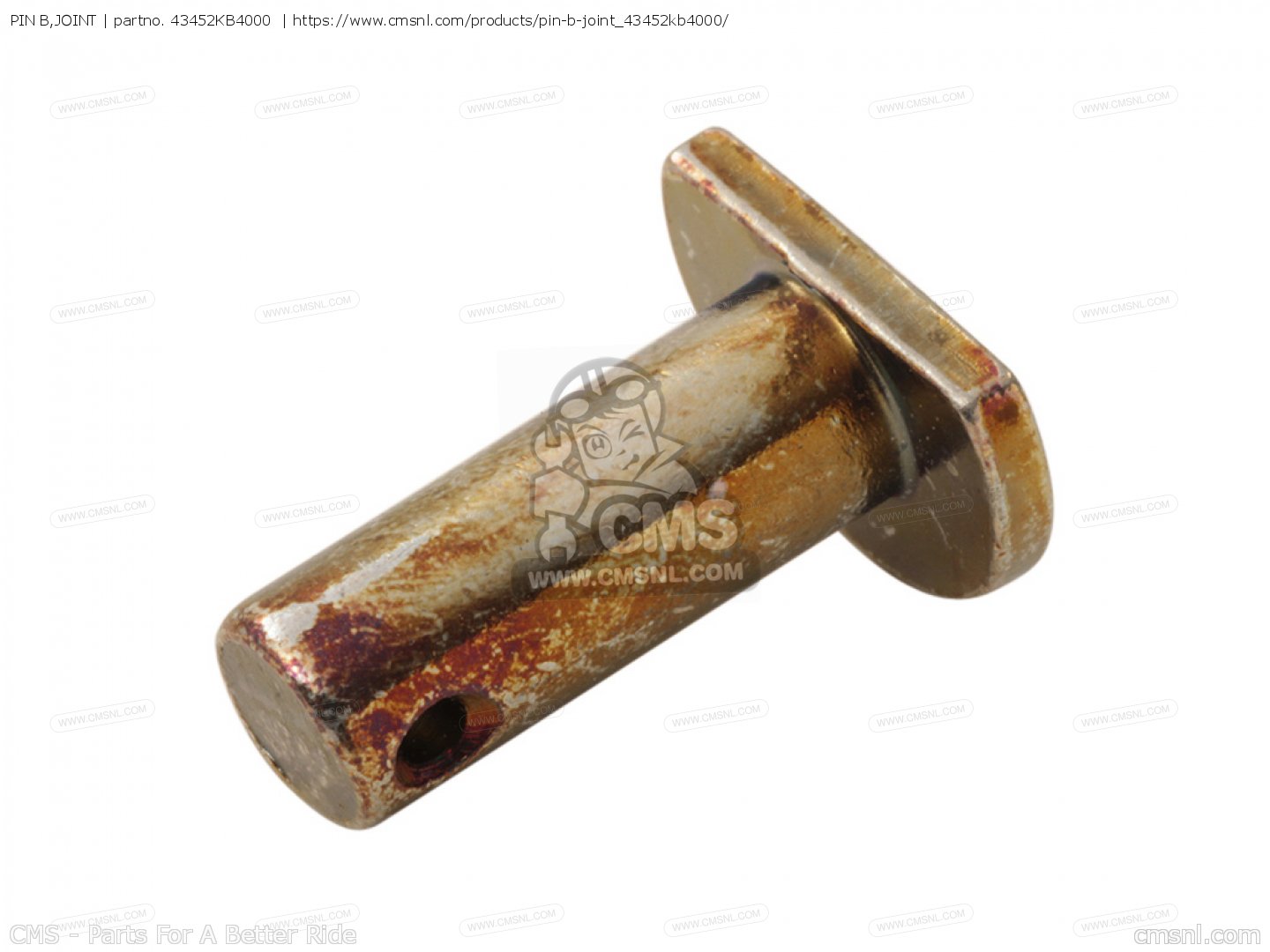 PIN B,JOINT For CB125T 2001 (1) JAPAN JC06-160 - Order At CMSNL