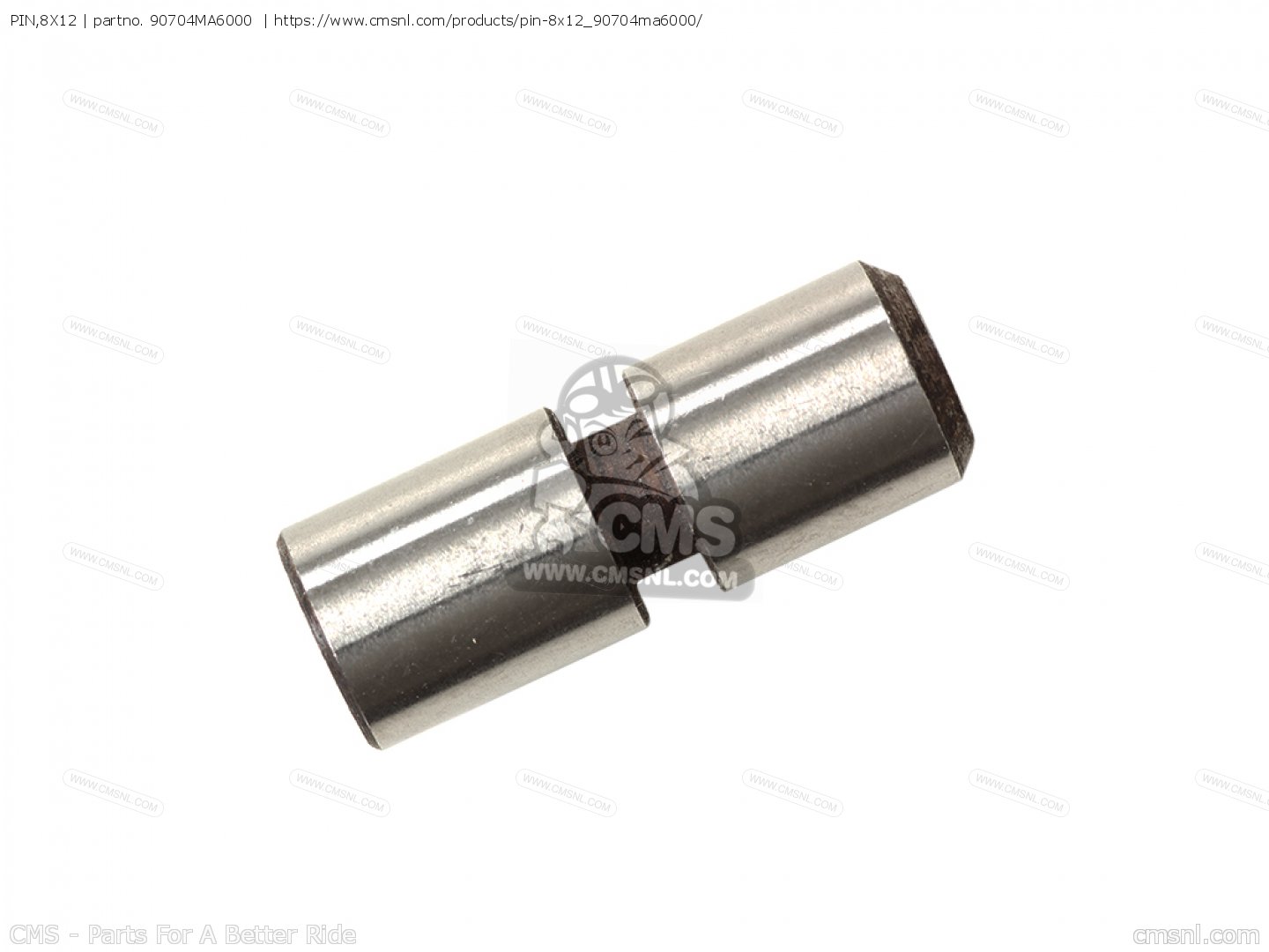 90704MA6000: PIN,8X12 Honda - buy the 90704-MA6-000 at CMSNL