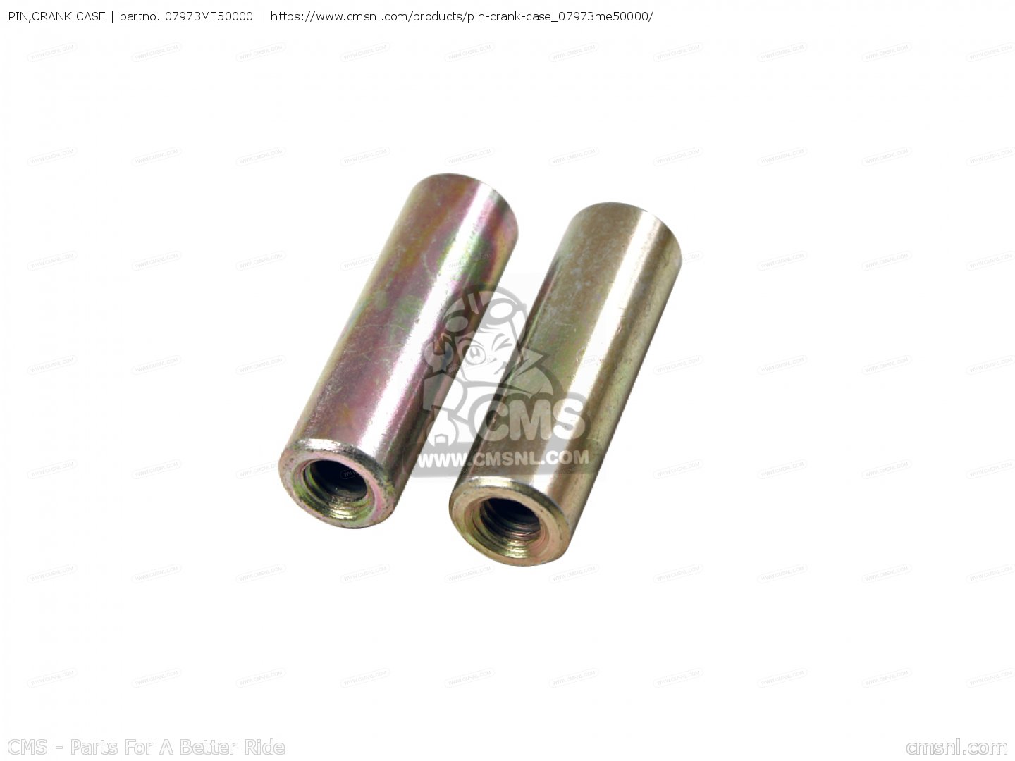 07973ME50000 Pin,crank Case Honda buy the 07973ME50000 at CMSNL