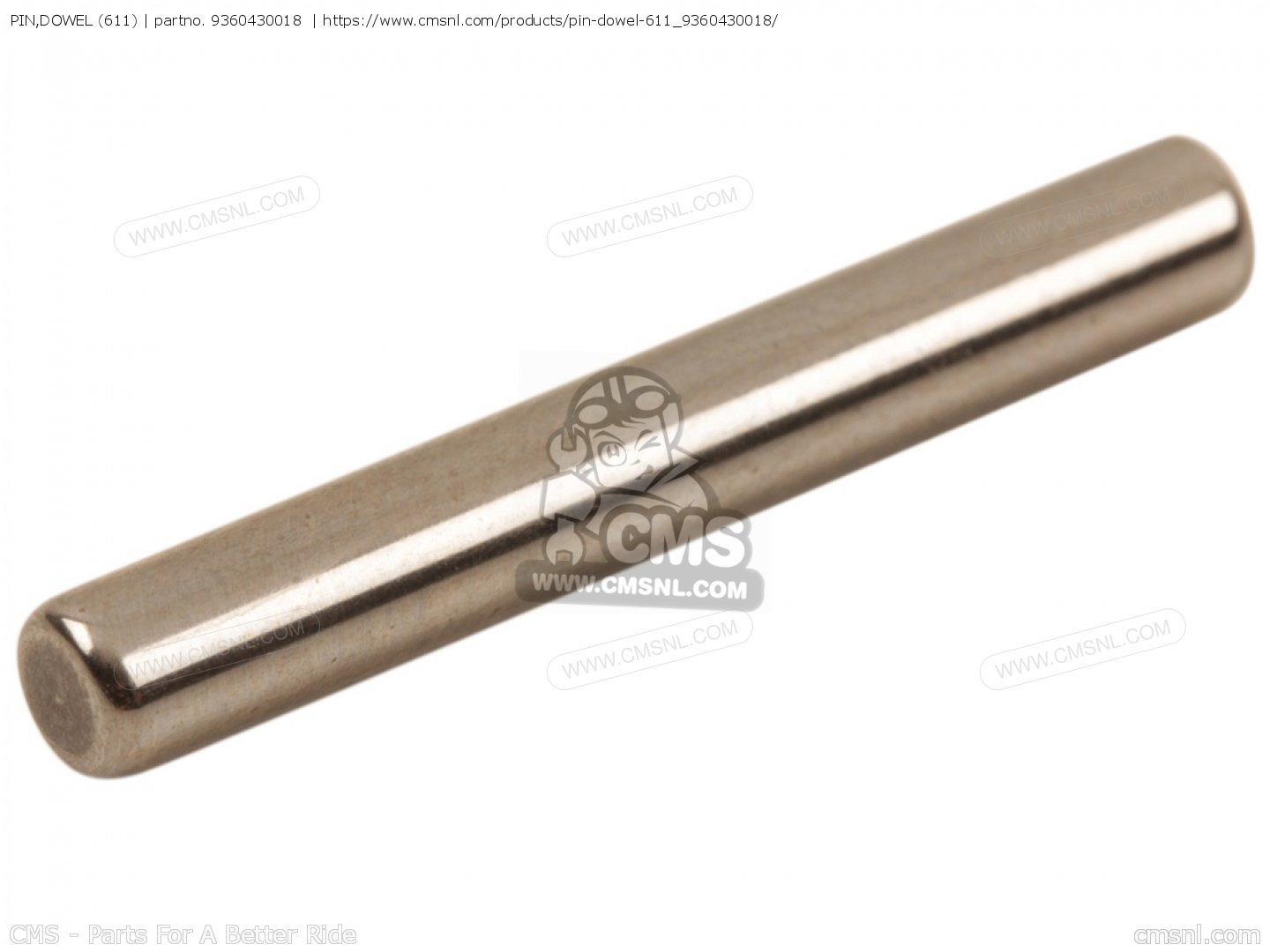 PIN,DOWEL (611) for DT125 1978 USA order at CMSNL