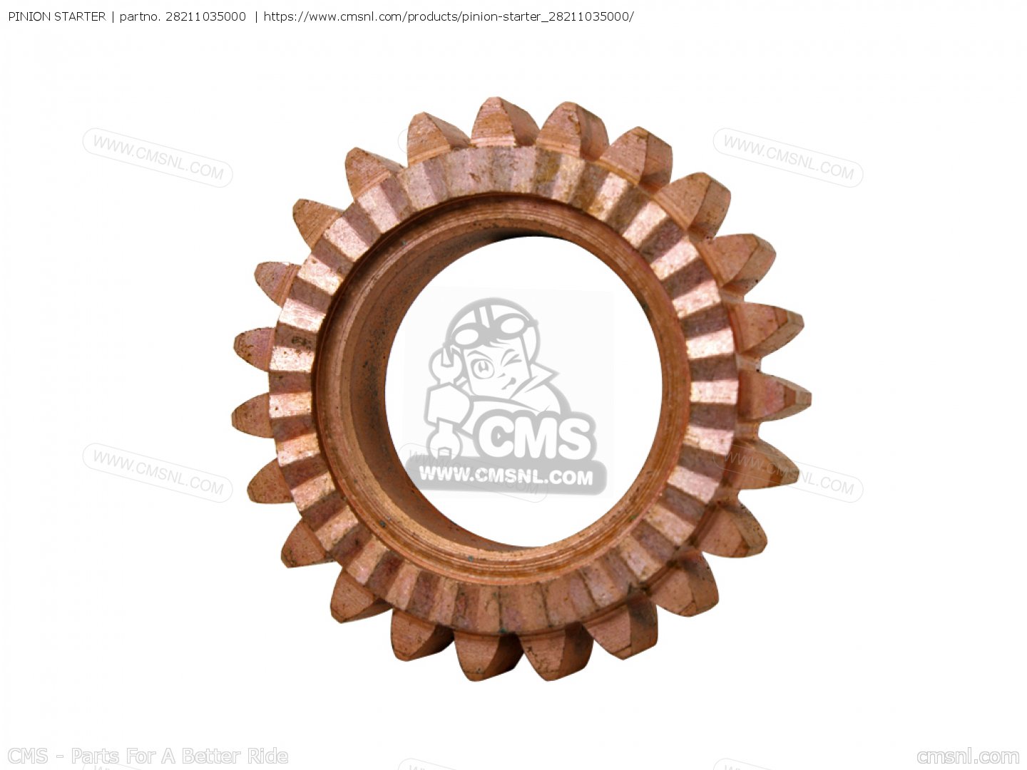 28211035000 Pinion Starter Honda buy the 28211035000 at CMSNL