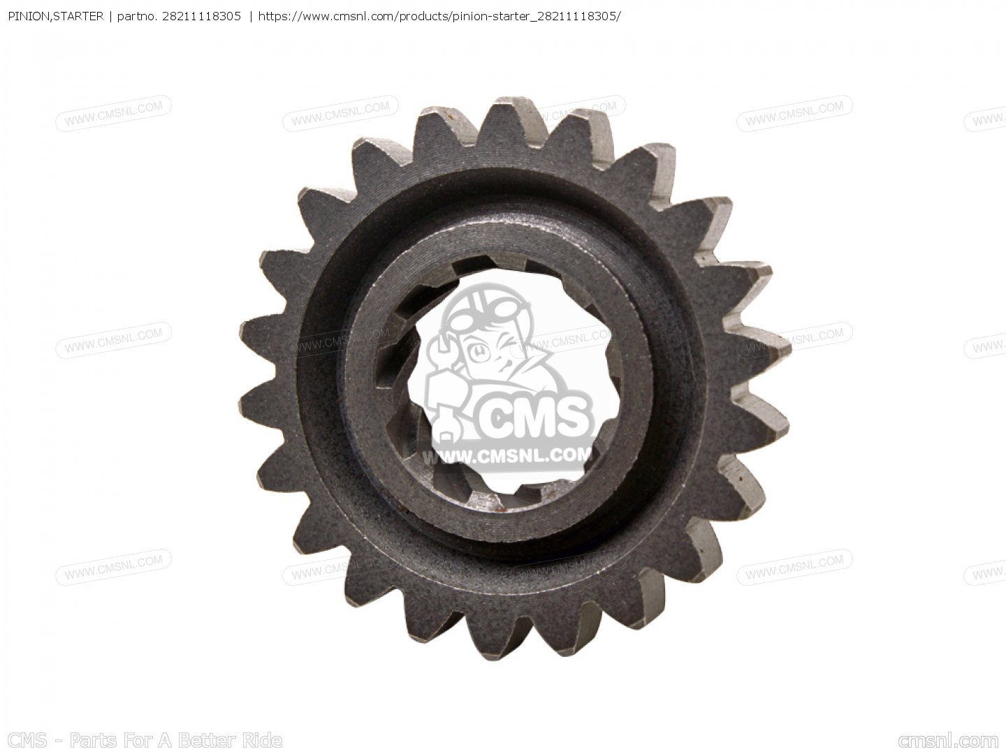 28211118305 Pinion,starter Honda buy the 28211118305 at CMSNL