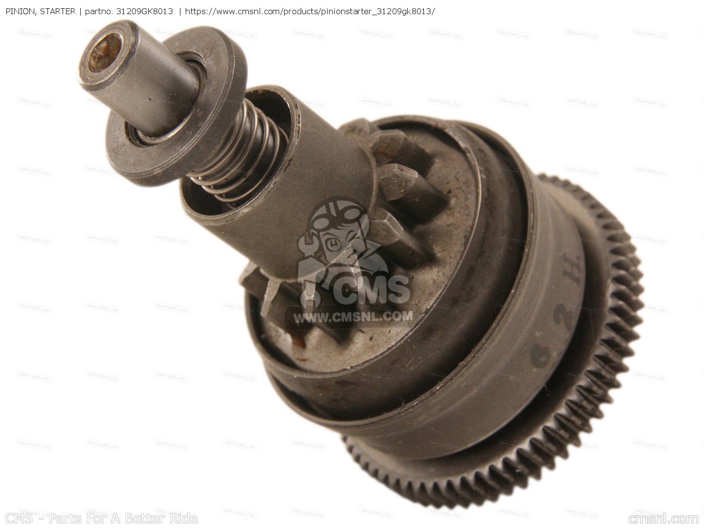 31209GK8013 Pinion, Starter Honda buy the 31209GK8013 at CMSNL