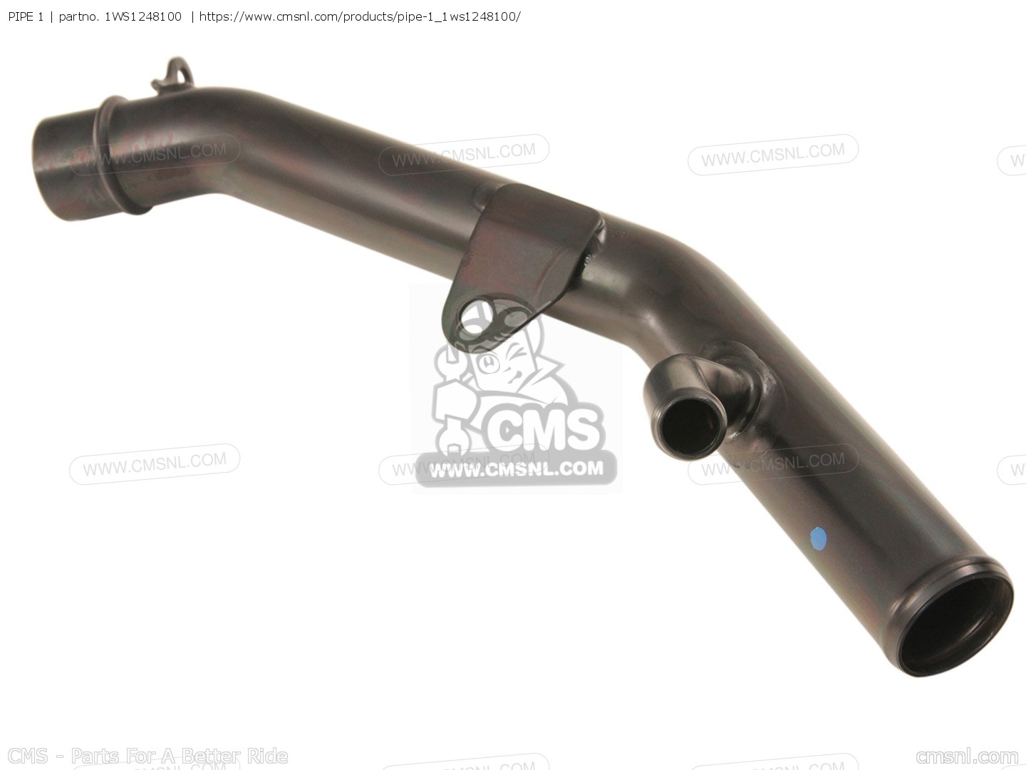 4ES 12482 00 00   PIPE 2 Yamaha Motorcycle Parts