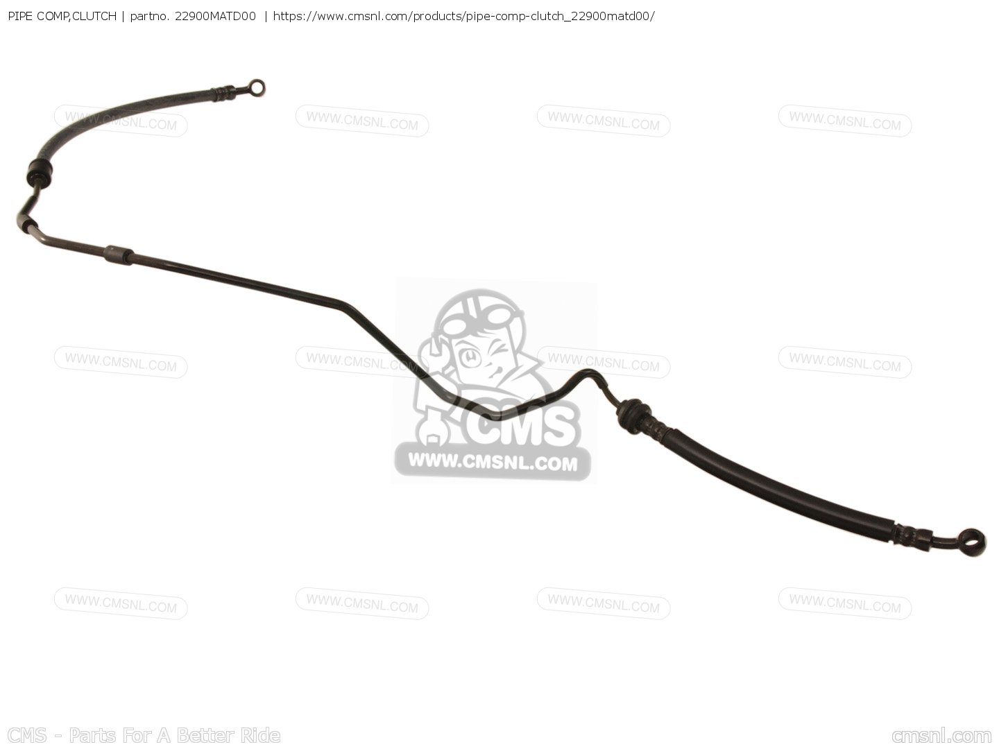 PIPE COMP,CLUTCH for CBR1100XX SUPERBLACKBIRD 1999 (X) GERMANY