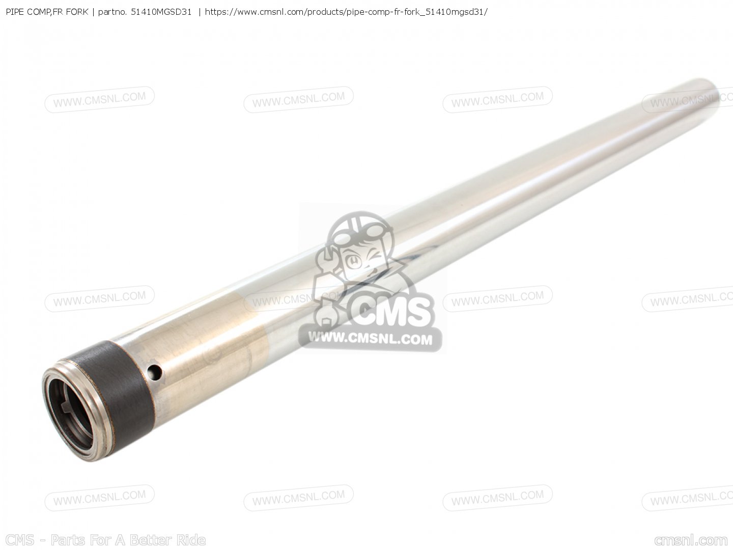 51410MGSD31: Pipe Comp,fr Fork Honda - buy the 51410-MGS-D31 at CMSNL
