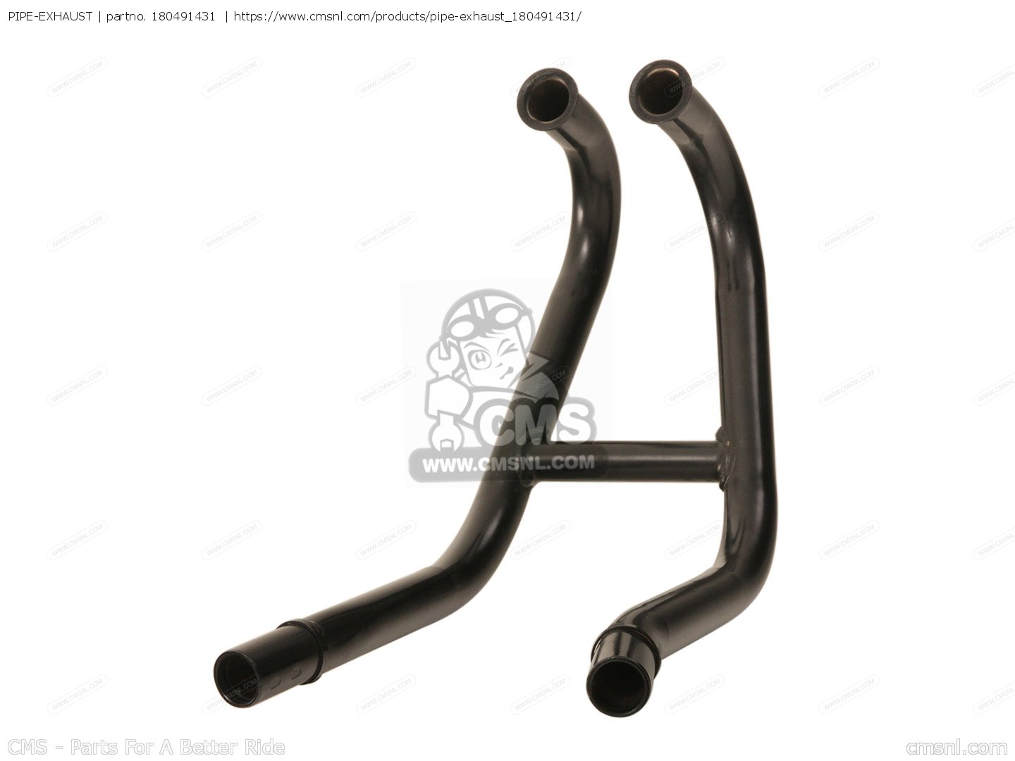 PIPE-EXHAUST for EX250H2 ZZR250 1991 EUROPE UK AR GR NR - order at 