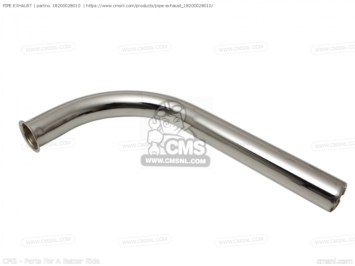 PIPE EXHAUST for S90 SUPER 1964 USA order at CMSNL