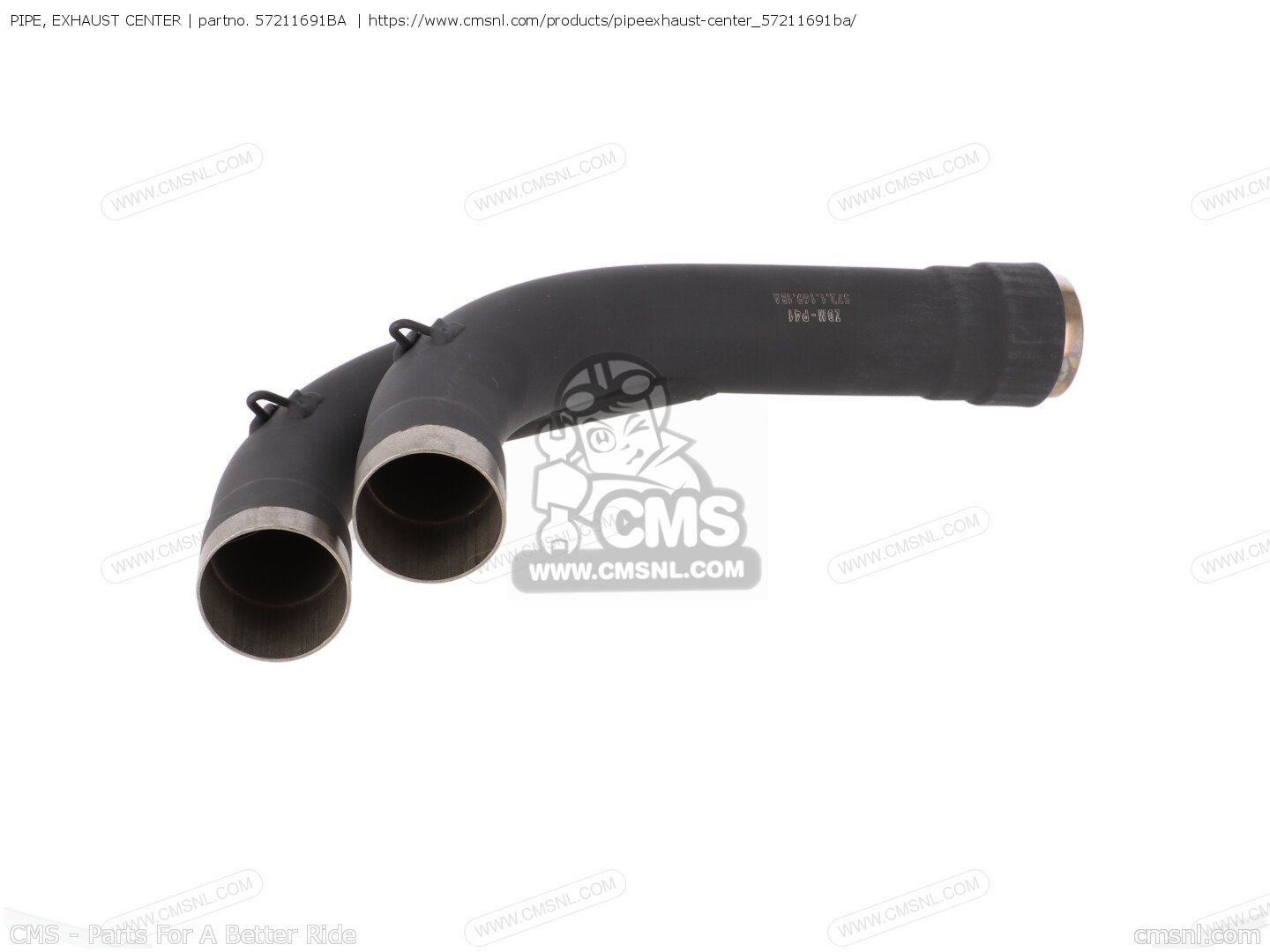 57211691BA Pipe, Exhaust Center Ducati buy the 57211691BA at CMSNL