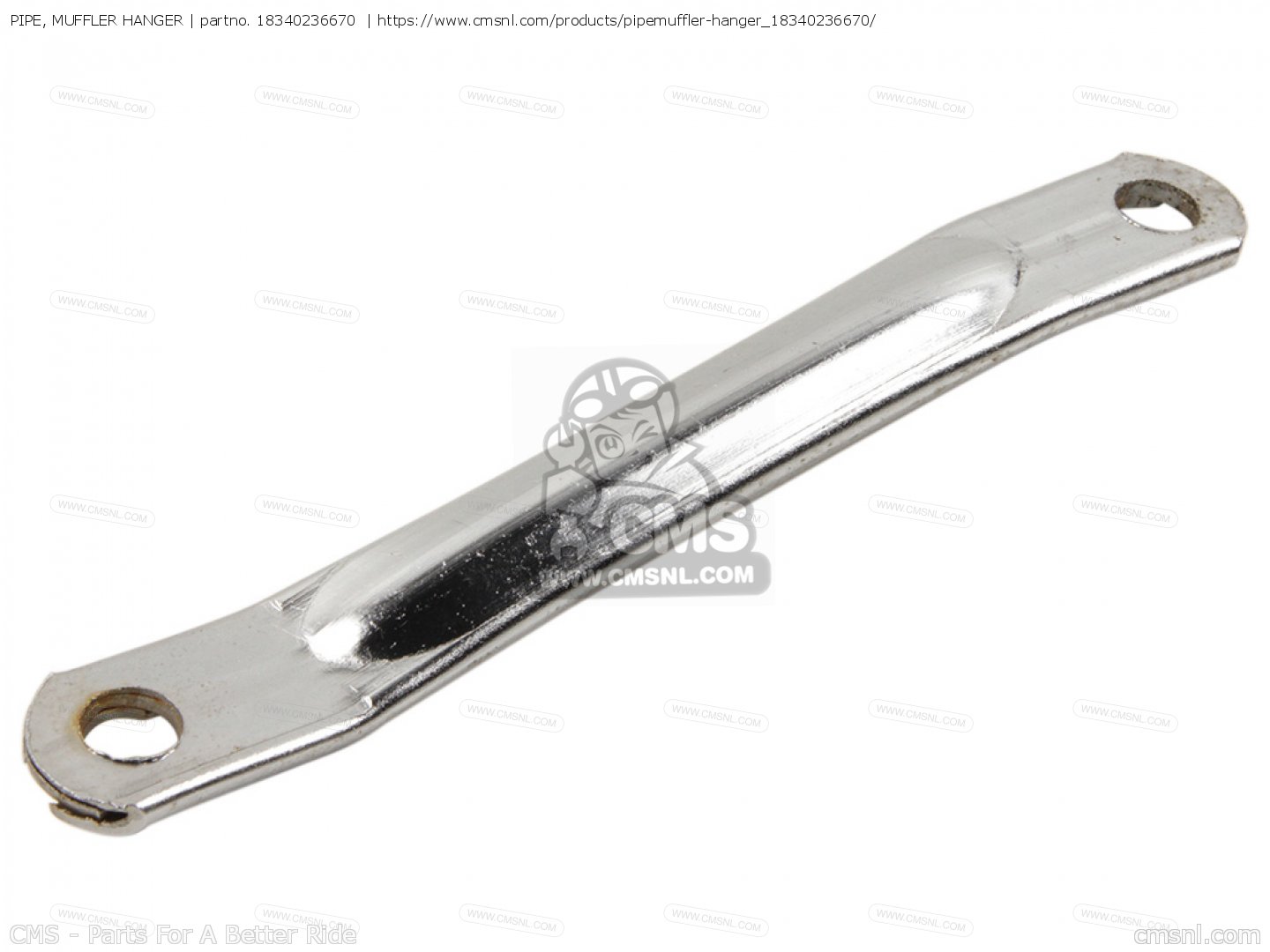 18340236670 Pipe, Muffler Hanger Honda buy the 18340236670 at CMSNL