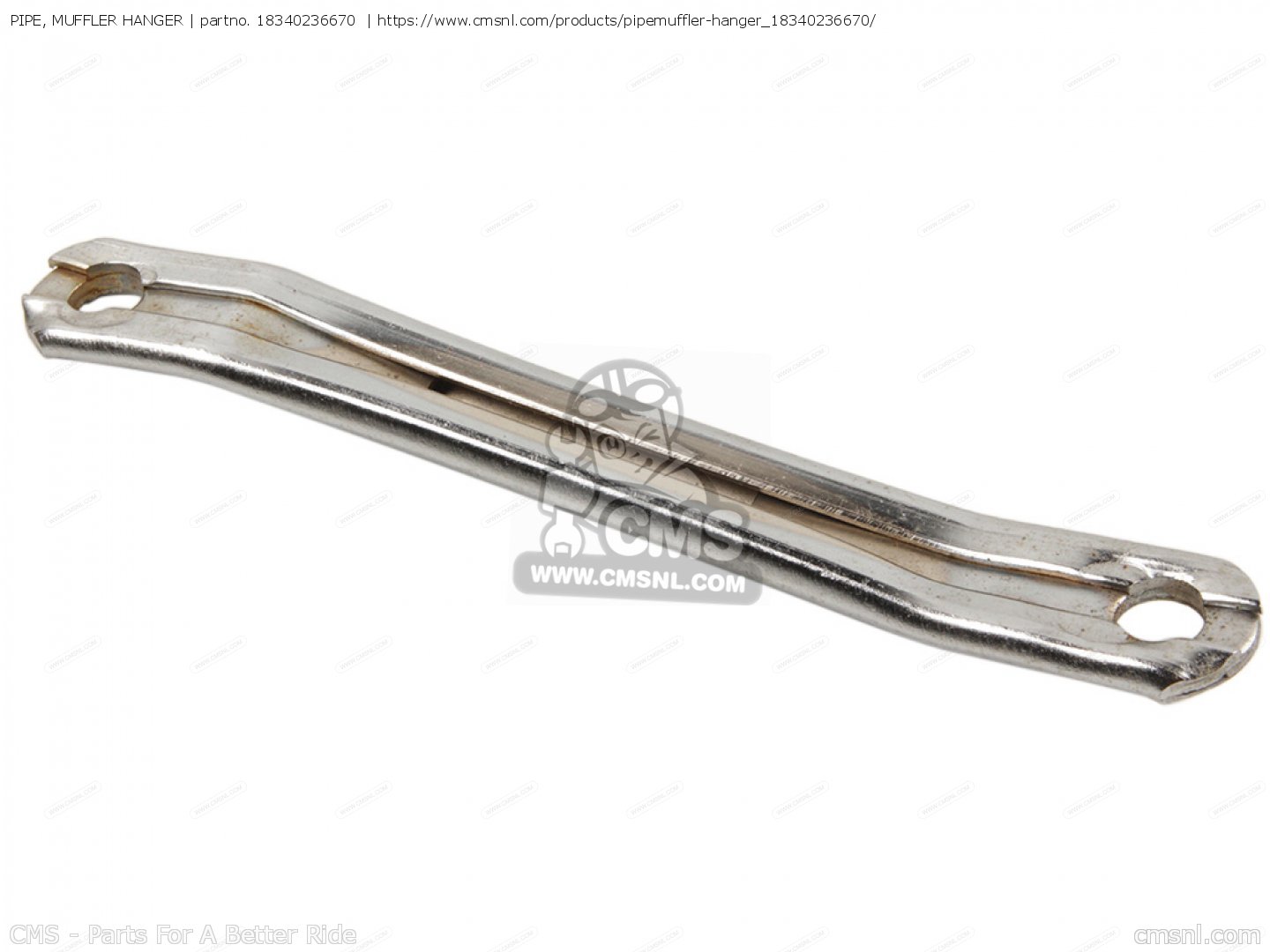 18340236670 Pipe, Muffler Hanger Honda buy the 18340236670 at CMSNL