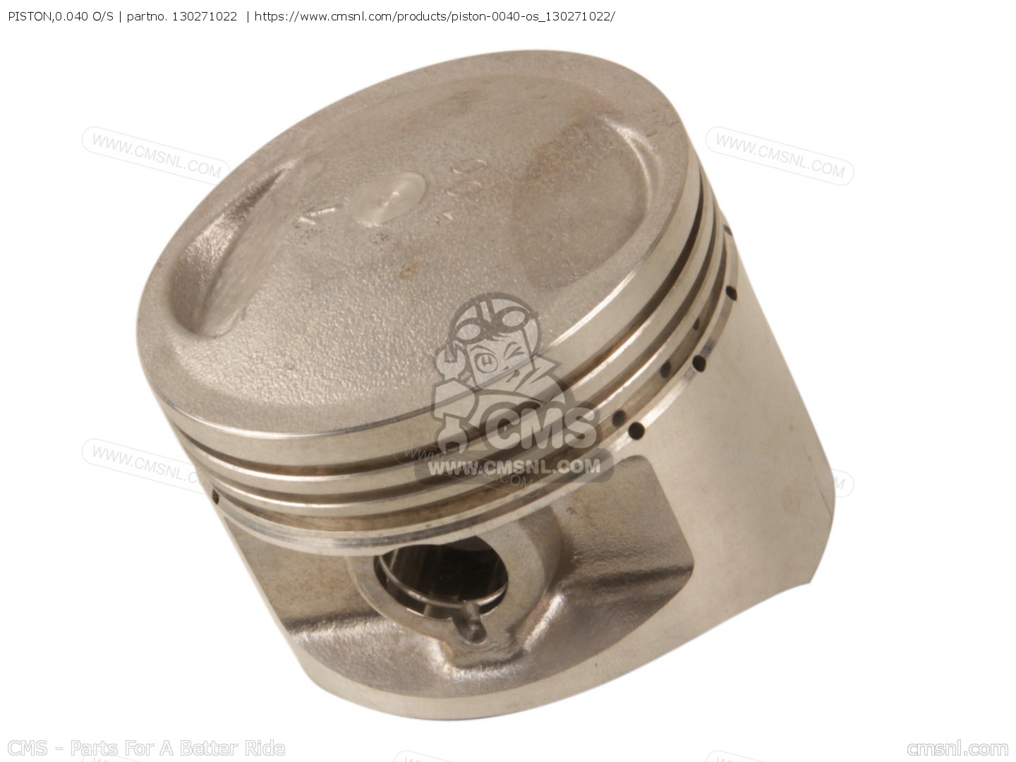 PISTON,0.040 O/S for KZ750H4 1983 USA CANADA / LTD - order at CMSNL