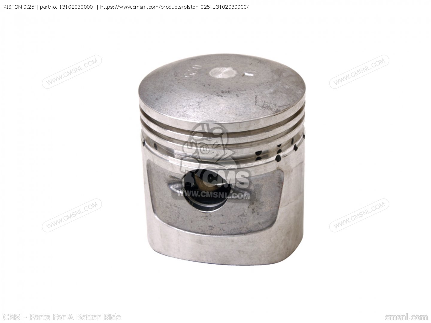 13102030000: Piston 0.25 Honda - buy the 13102-030-000 at CMSNL