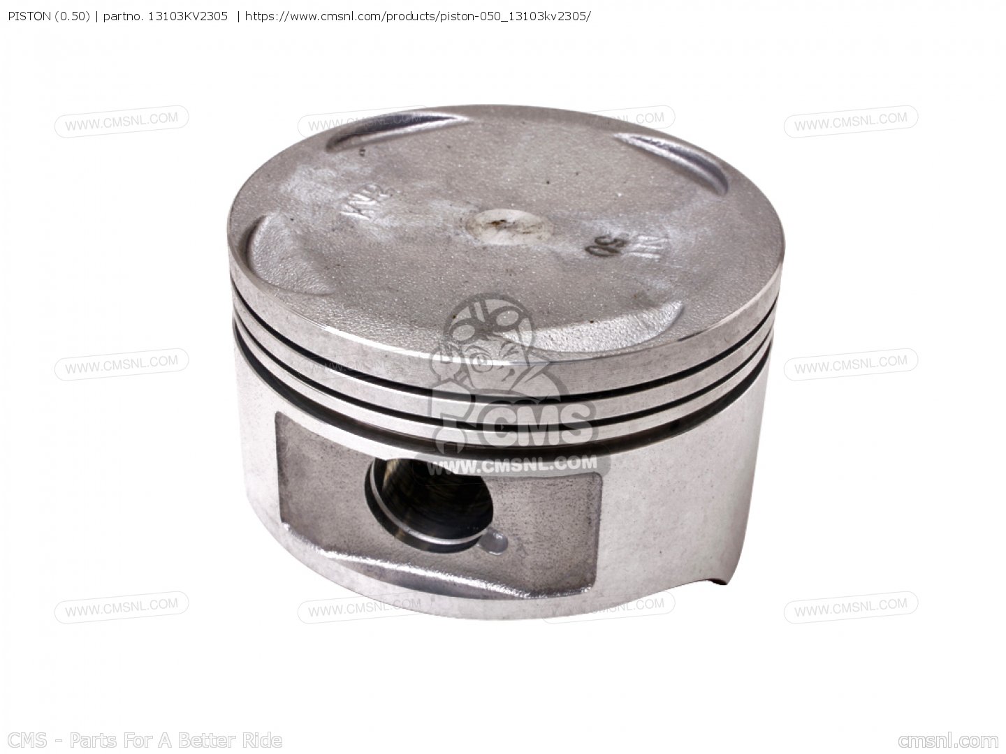 PISTON (0.50) for XLX350R 1988 (J) SPAIN order at CMSNL