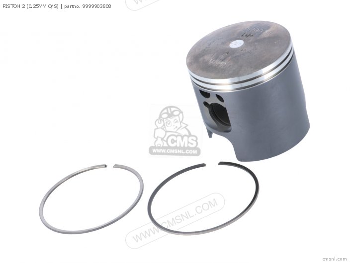 Yamaha PISTON 2 (0.25MM O/S) 9999903808