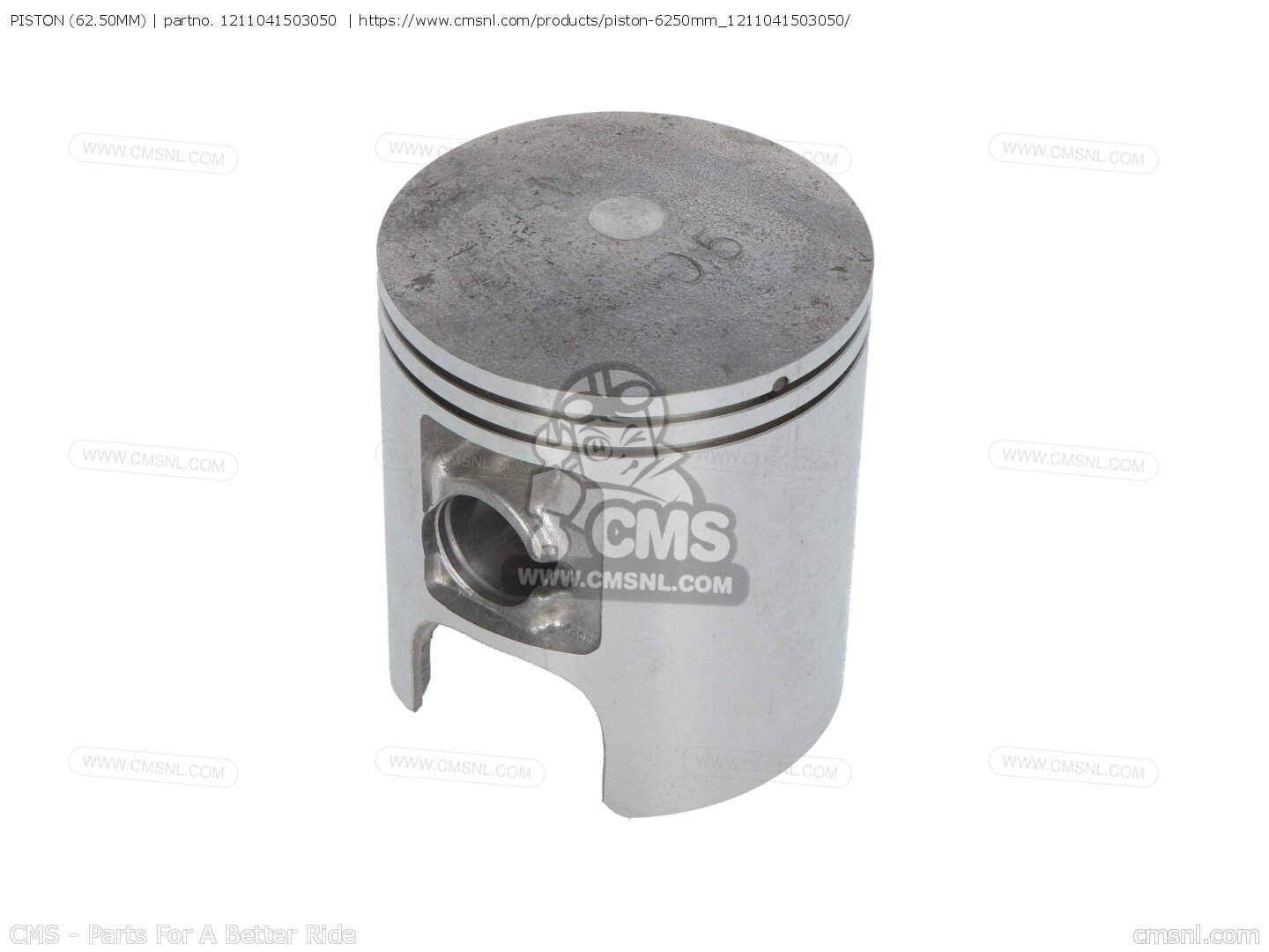 1211041503050: Piston (62.50mm) Suzuki - buy the 12110-41503-050 at CMSNL