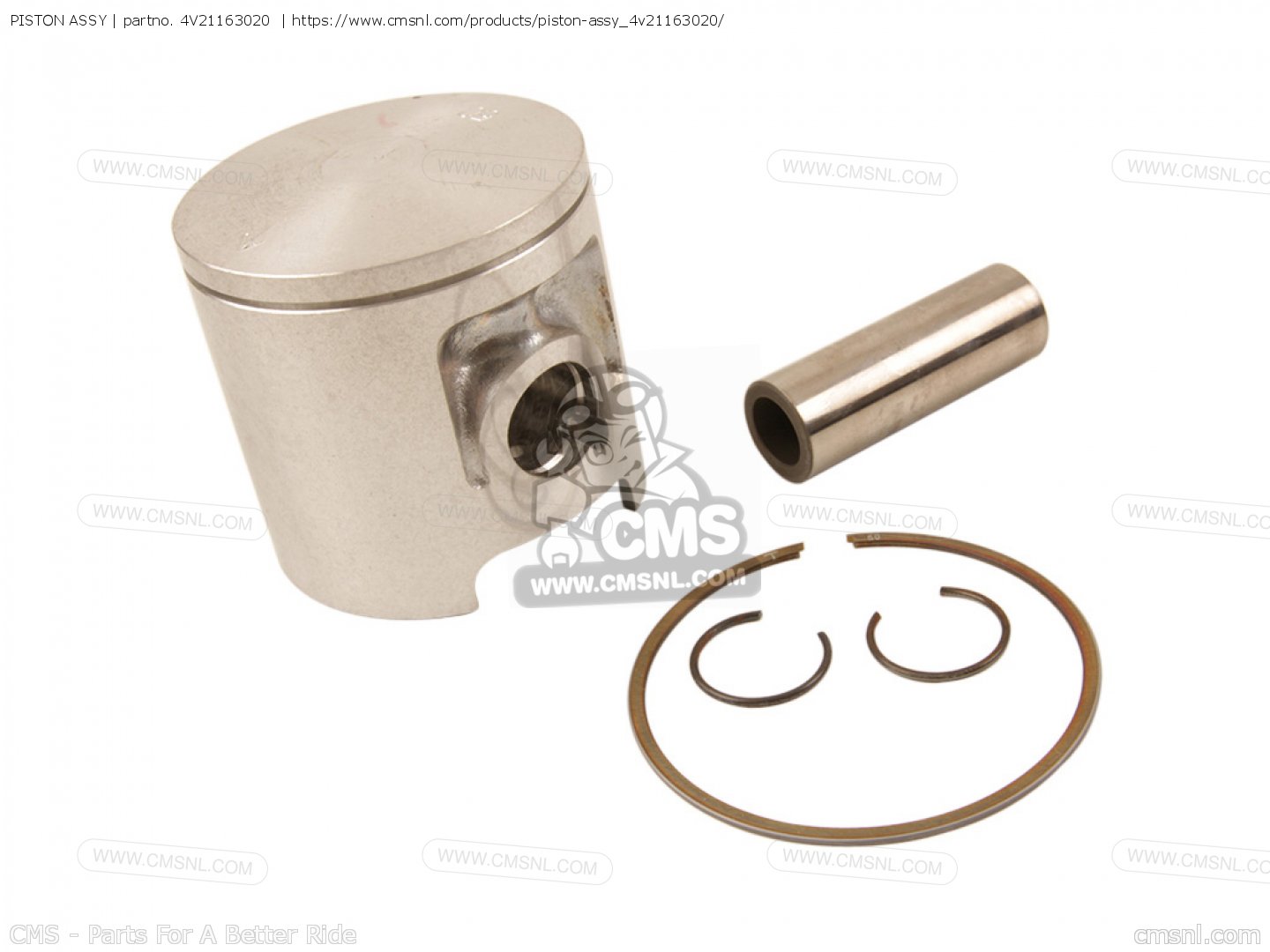 PISTON ASSY for YZ125 1981 (B) USA order at CMSNL