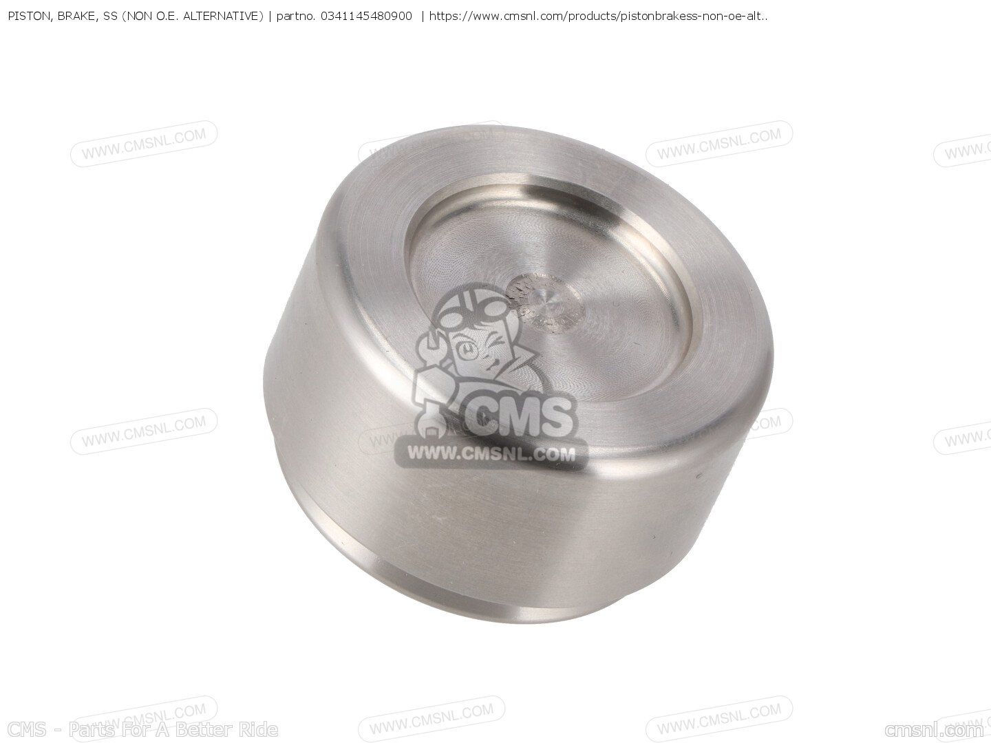 0341145480900: PISTON, BRAKE, SS (NON O.E. ALTERNATIVE) Alternative ...