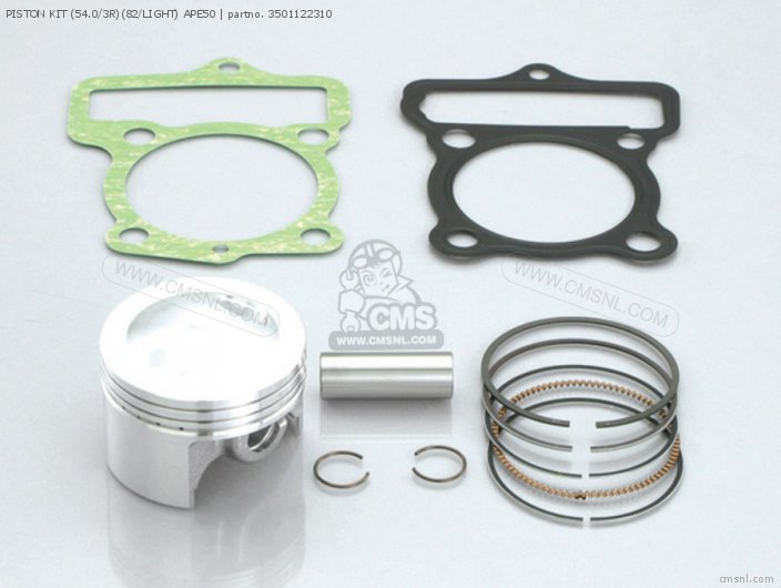 Kitaco PISTON KIT (54.0/3R)(82/LIGHT) APE50 3501122310