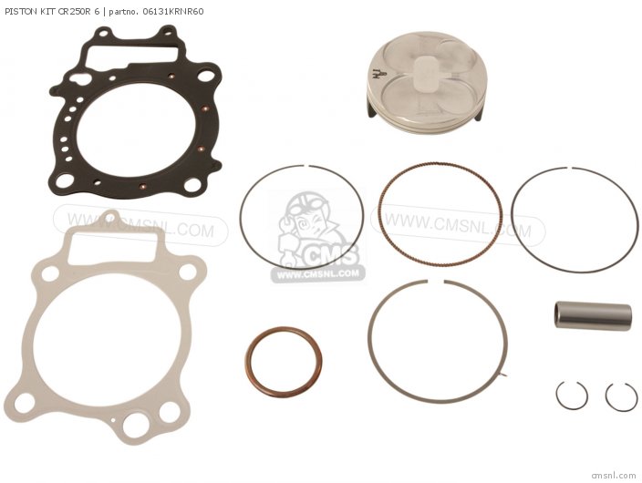 Honda PISTON KIT CR250R 2006 06131KRNR60