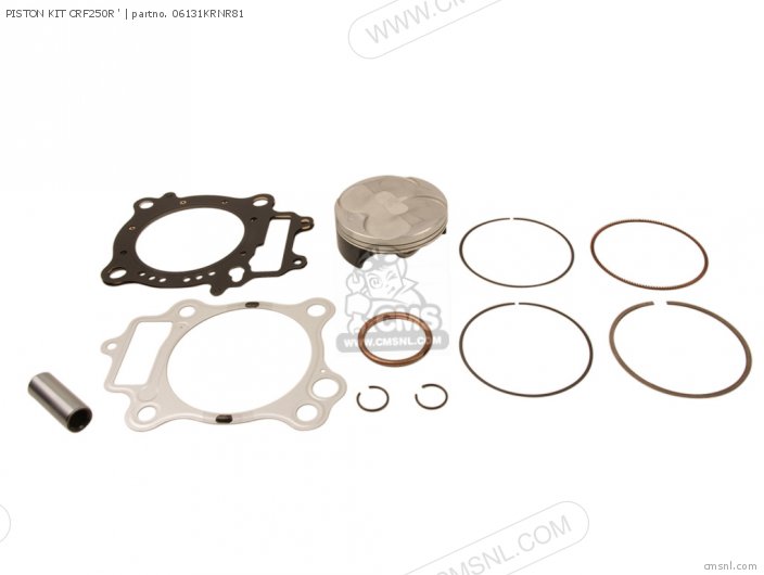 Honda PISTON KIT CRF250R 2008 06131KRNR81