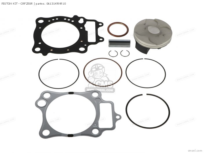 Honda PISTON KIT - CRF250R 2010 06131KRNR10