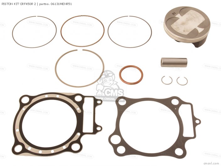 Honda PISTON KIT CRF450R 2005 06131MENR51