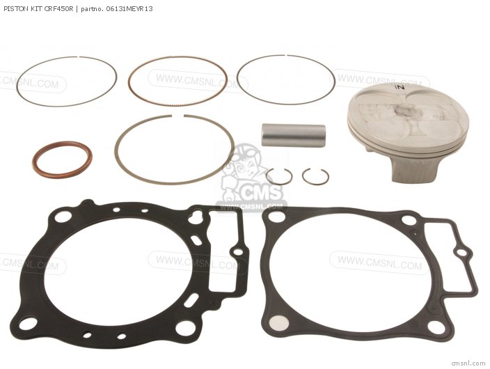 Honda PISTON KIT CRF450R 2013 06131MEYR13