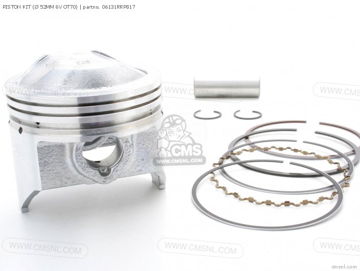 Honda PISTON KIT ( 52MM 6V OT70) 06131RRP817