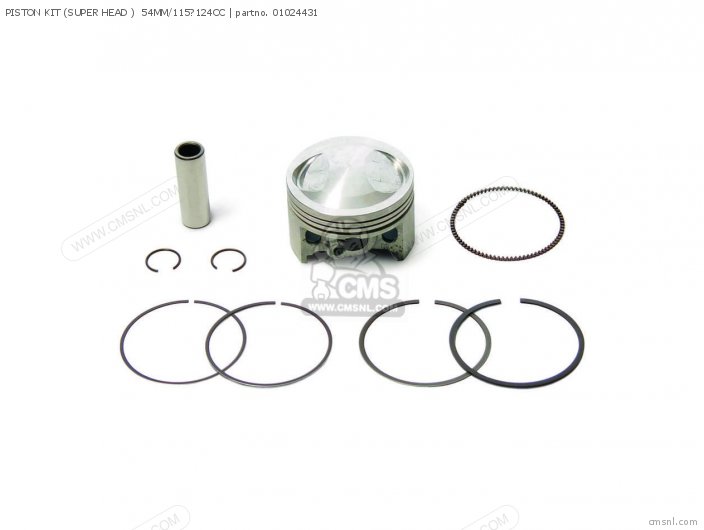 Takegawa PISTON KIT (SUPER HEAD )  54MM/115?124CC 01024431