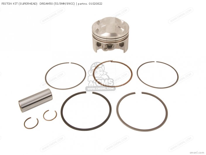 Takegawa PISTON KIT (SUPERHEAD)  DREAM50 (53.5MM/89CC) 01020822