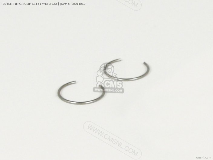 Takegawa PISTON PIN CIRCLIP SET (17MM 2PCS) 00011060