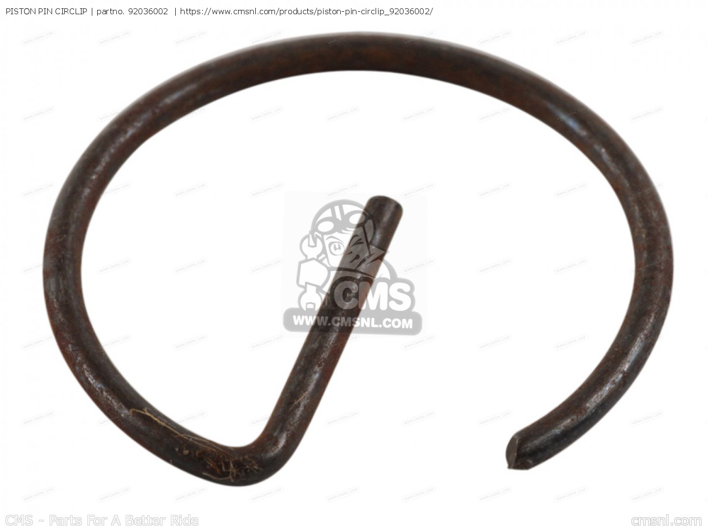 92036002 Piston Pin Circlip Kawasaki buy the 92036002 at CMSNL