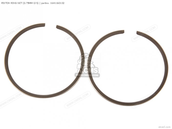 Yamaha PISTON RING SET (0.75MM O/S) 1641160132