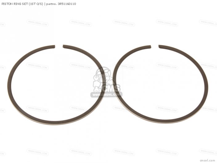 Yamaha PISTON RING SET (1ST O/S) 3R51160110 Yamaha PISTON RING SET (1ST O/S) 3R51160110