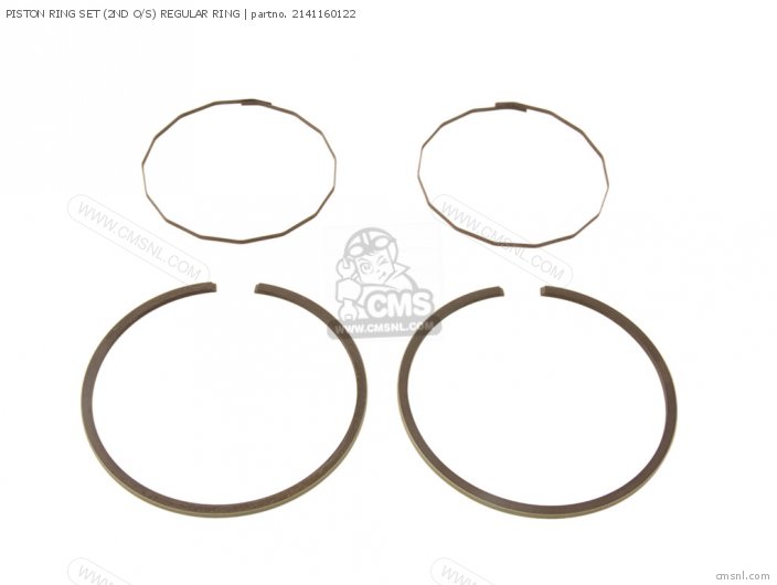 Yamaha PISTON RING SET (2ND O/S) REGULAR RING 2141160122