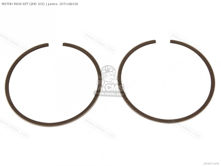 PISTON RING SET (2ND O/S) for YZ250 COMPETITION 1981 (B) USA order at