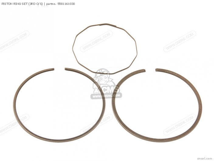 Yamaha PISTON RING SET (3RD O/S) 5581161030 Yamaha PISTON RING SET (3RD O/S) 5581161030