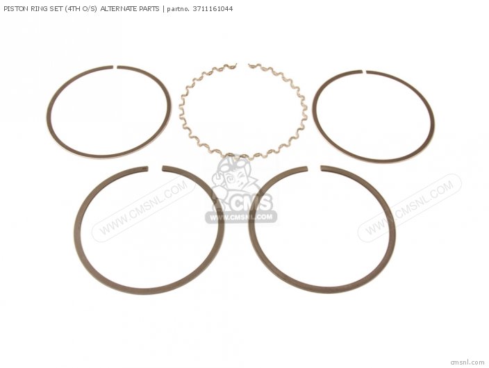 Yamaha PISTON RING SET (4TH O/S) ALTERNATE PARTS 3711161044