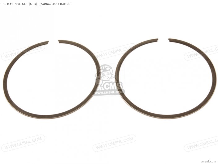 Yamaha PISTON RING SET (STD) 3XK1160100 Yamaha PISTON RING SET (STD) 3XK1160100