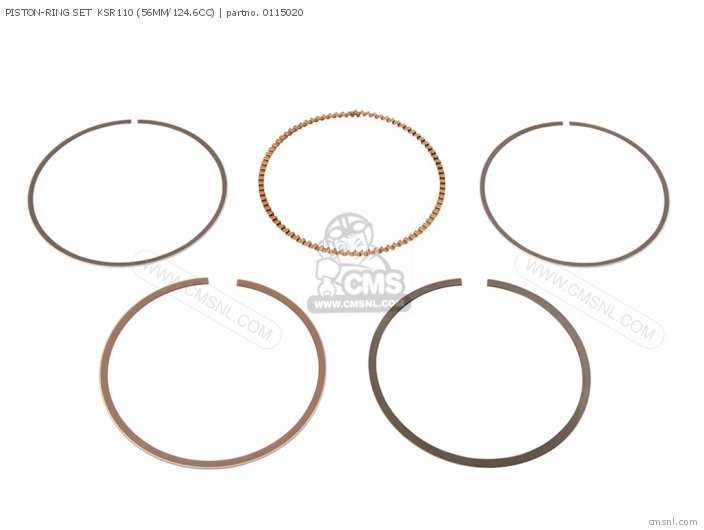 Takegawa PISTON-RING SET  KSR110 (56MM/124.6CC) 0115020