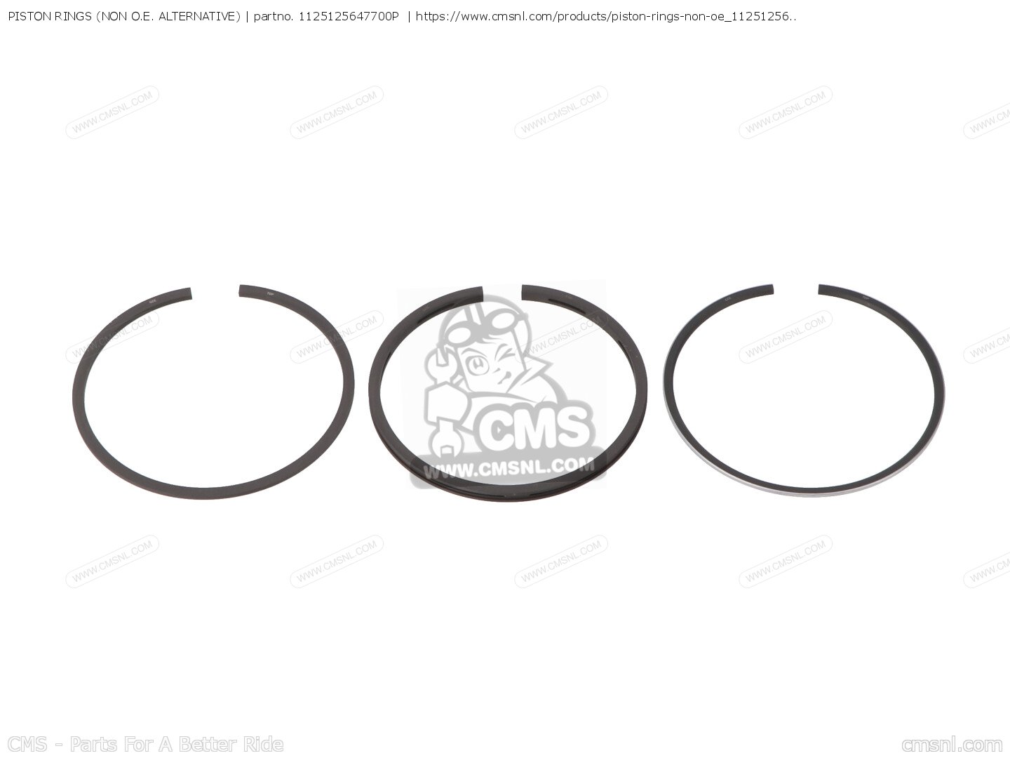 1125125647700P Piston Rings (non O.e. Alternative) Alternative Parts