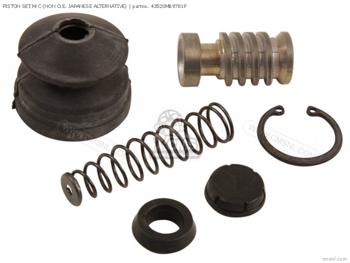 Honda PISTON SET,M/C (NON O.E. JAPANESE ALTERNATIVE) 43520MB9781P Honda PISTON SET,M/C (NON O.E. JAPANESE ALTERNATIVE) 43520MB9781P