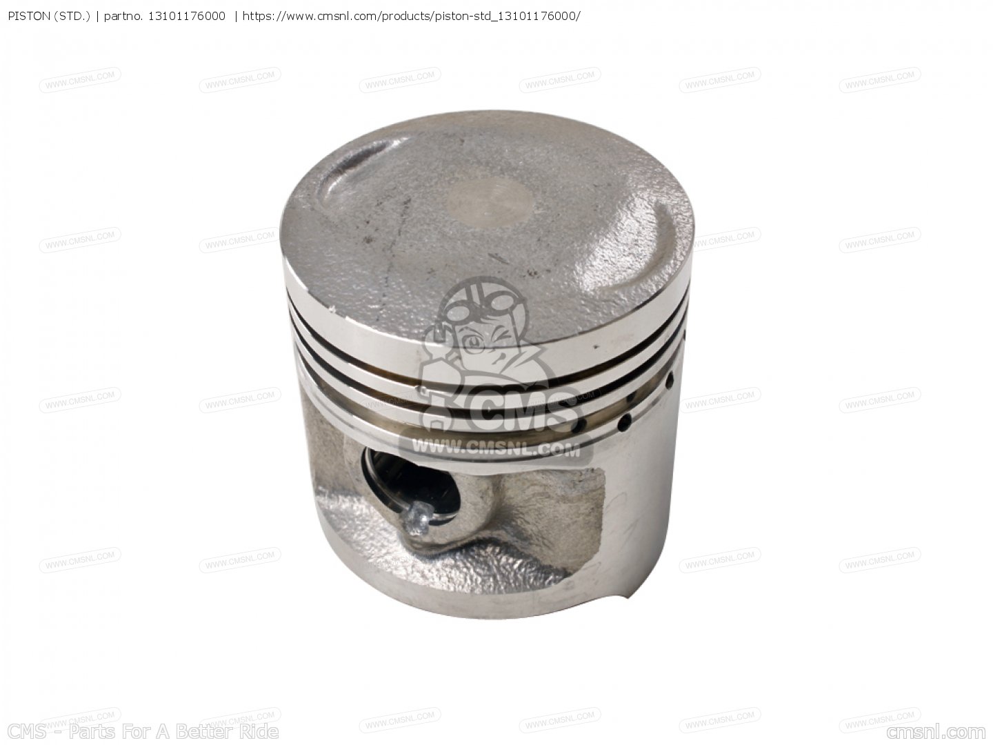 13101176000: Piston (std.) Honda - buy the 13101-176-000 at CMSNL