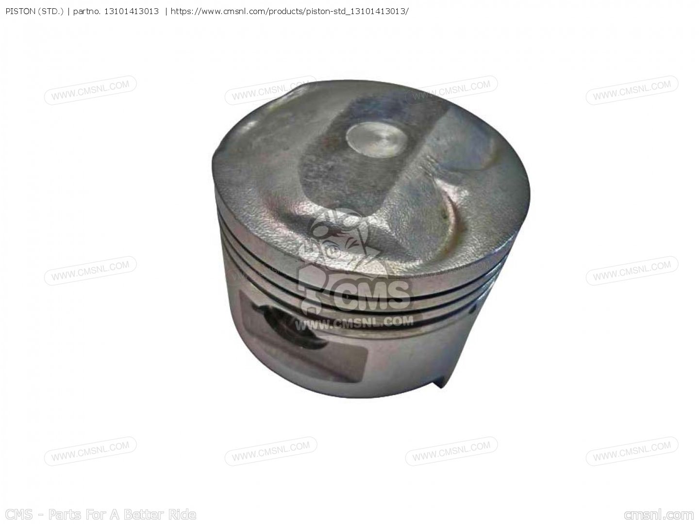 13101413013: Piston (std.) Honda - buy the 13101-413-013 at CMSNL