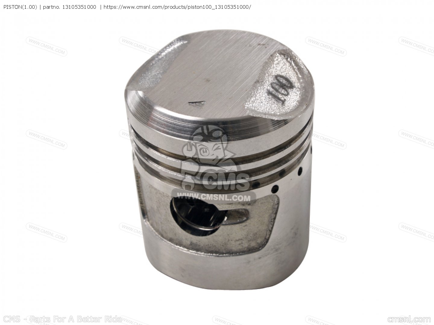 PISTON(1.00) for CB125K5 GERMANY - order at CMSNL