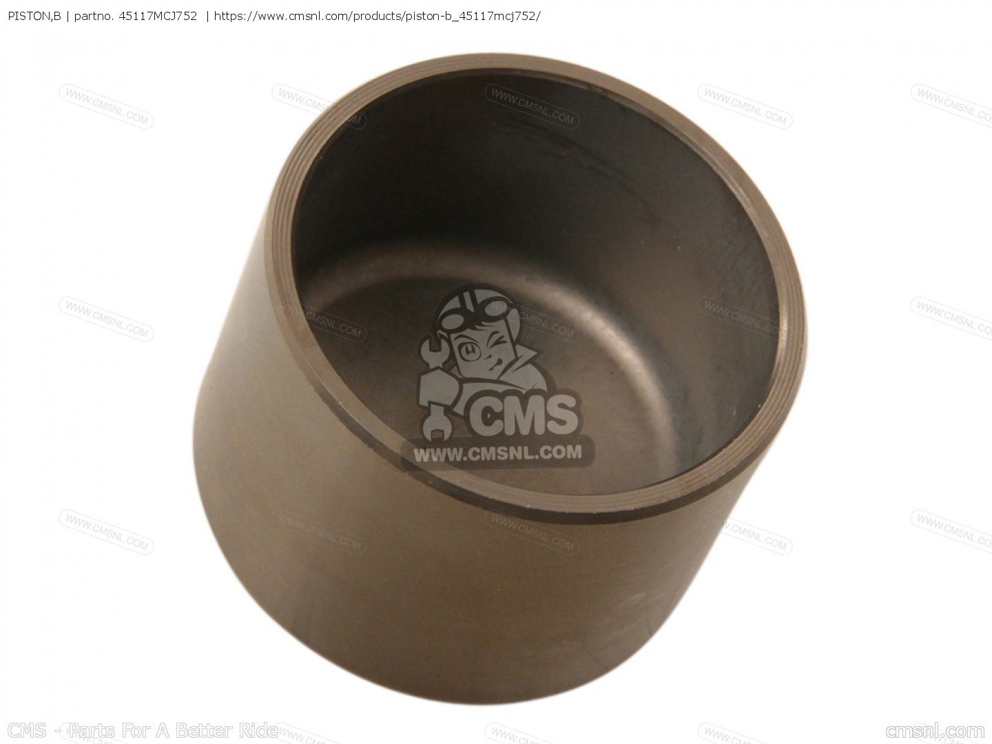 45117MCJ752: PISTON,B Honda - buy the 45117-MCJ-752 at CMSNL