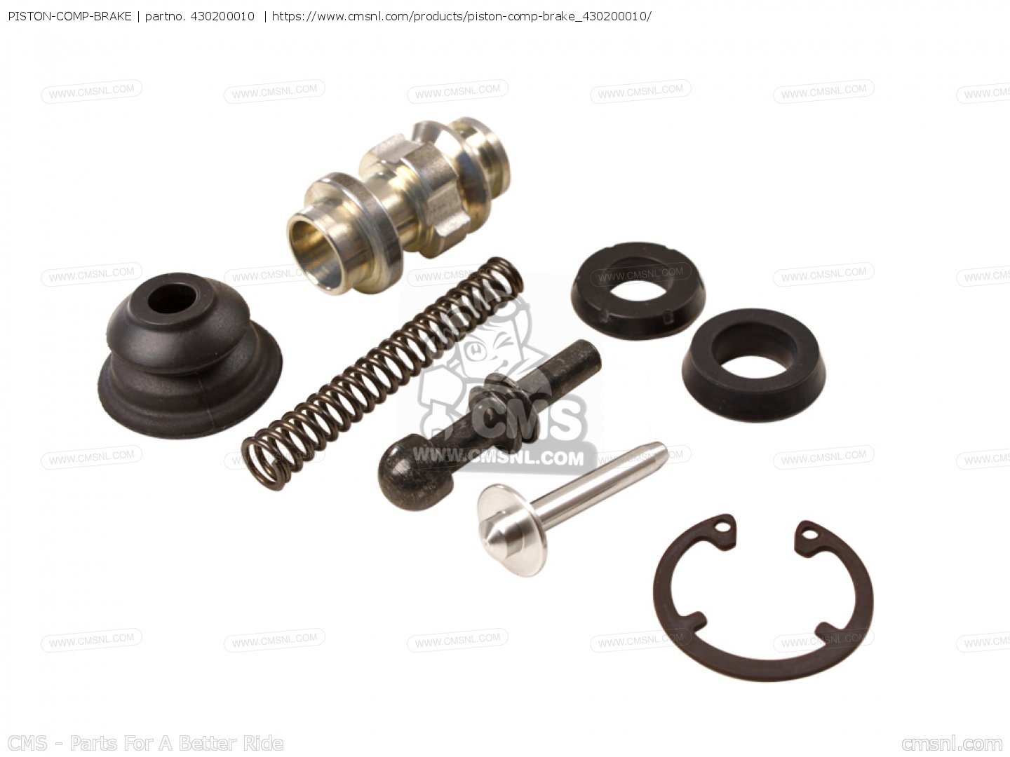 430200010：PISTON-COMP-BRAKE Kawasaki - CMSNLで43020-0010を