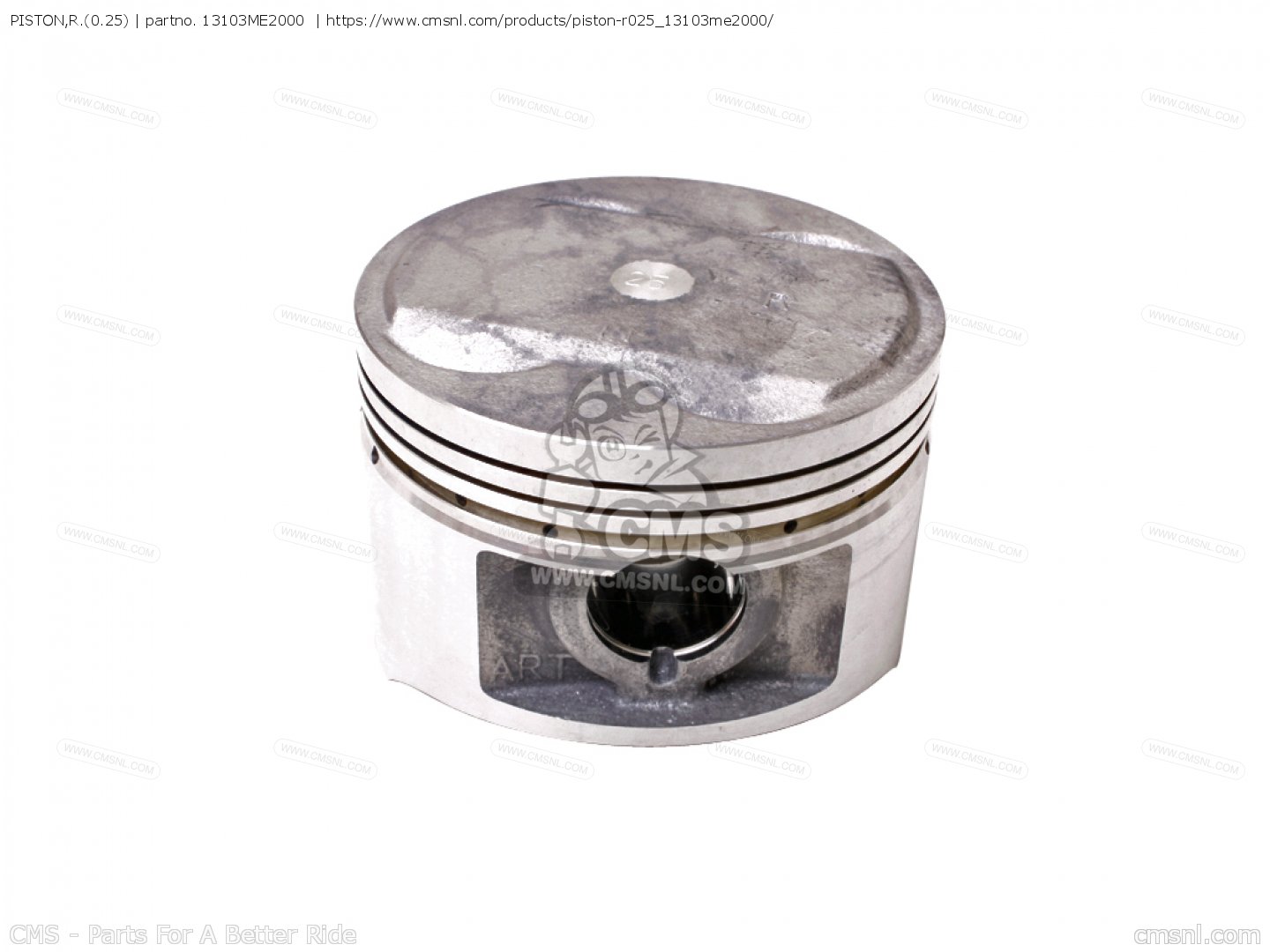 13103ME2000: Piston,r.(0.25) Honda - buy the 13103-ME2-000 at CMSNL