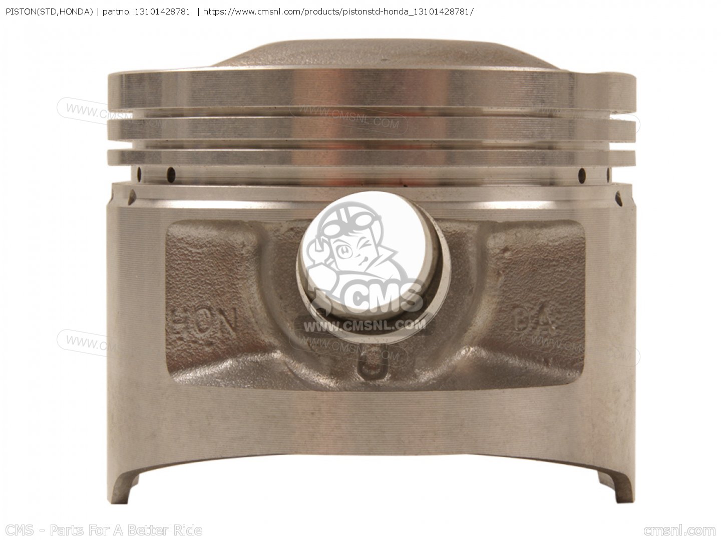 PISTON(STD,HONDA) for CB250RS 1980 (A) FRANCE - order at CMSNL